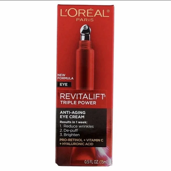 L'Oreal Paris‎ Revitalift Triple Power Anti Aging Eye Cream 0.5 FL OZ