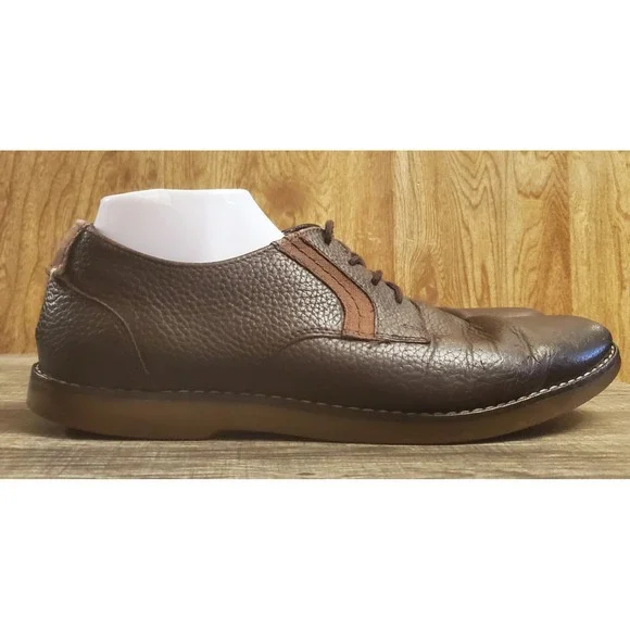 Sperry Newman Oxford Dress Shoes Tumbled Brown Mens Size‎ 11
