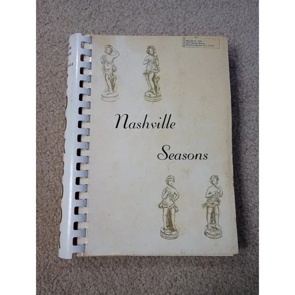 Nashville Seasons Cook Book‎ By The Junior League Of Nashville, Inc. 1964 First?