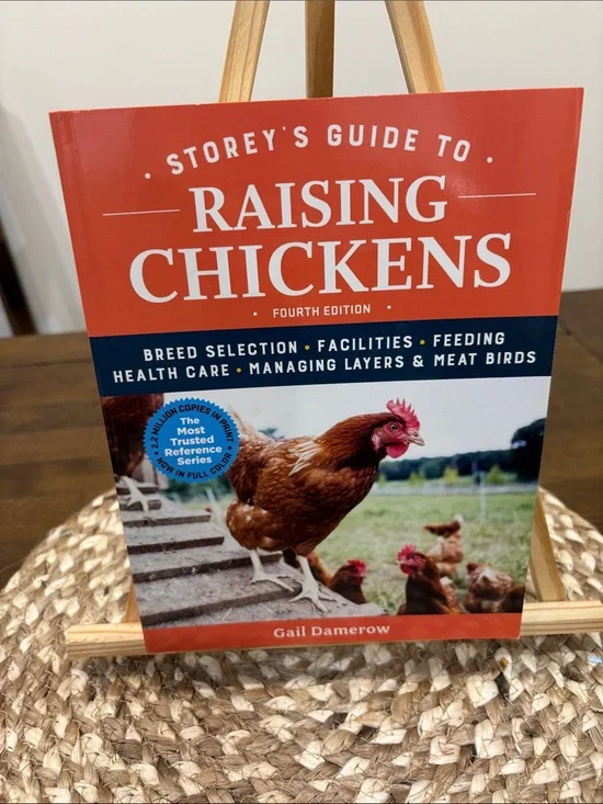 Raising Chickens Book - Red Cover