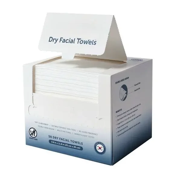 2 Daily Dry Facial Towels 200ct