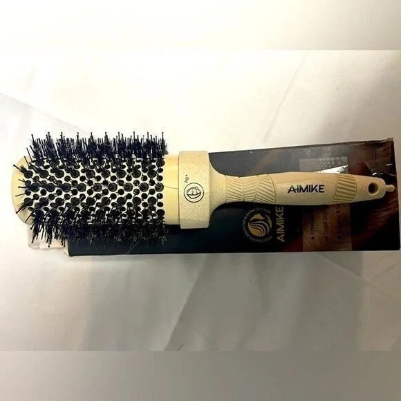 New Aimike Wooden round hair brush‎