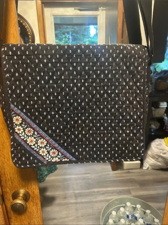 Vera Bradley Quilted Blue Plaid Crossbody