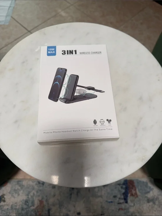 3-in-1 Wireless Charging Stand - White