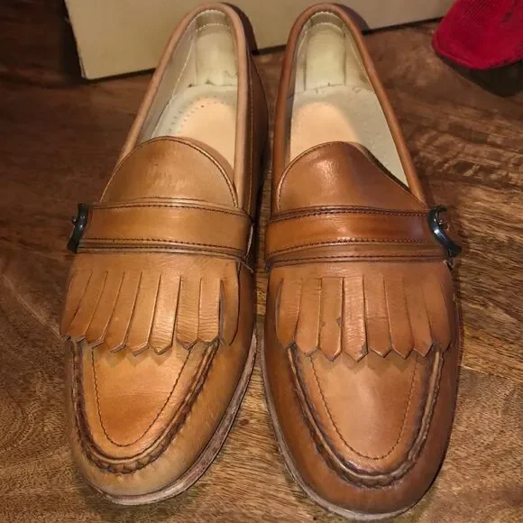 Cole Haan Vintage 90’s Camel Strap Kiltie Men’s size 9B