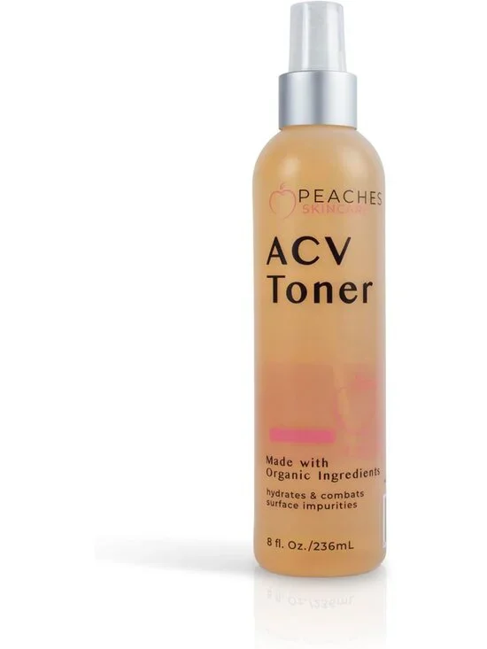 Vegan Apple Cider Vinegar Face Toner with Citrus Extracts - 8 oz Exfoliating