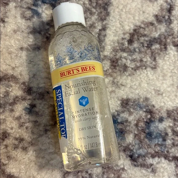 Burts bees nourishing facial water with clary sage hydrates moisturizes & sooths