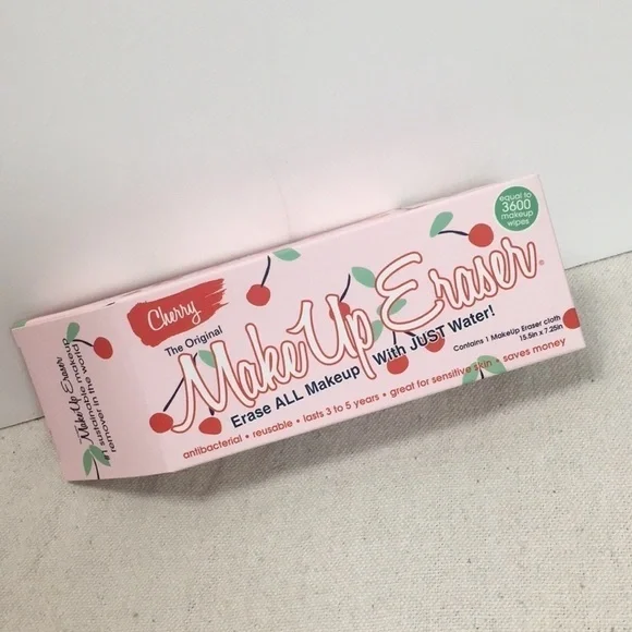 The Original Make Up Eraser Cloth Cherry print