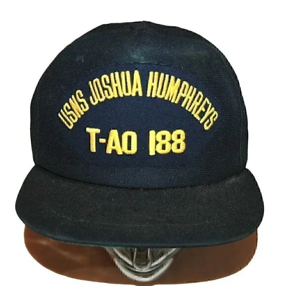 USNS JOSHUA HUMPHREYS Cap T-AO 188 United States Navy Plankowner Snapback Hat