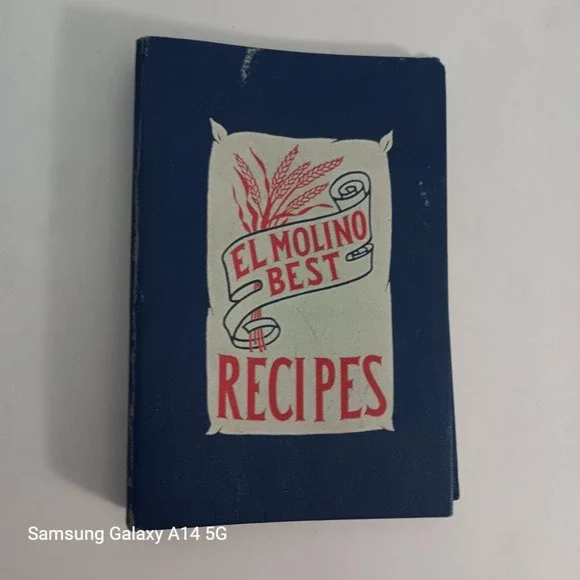 EL MOLINO Best Recipes Cookbook Vintage 1953 Whole Grain Baking Binder Mills