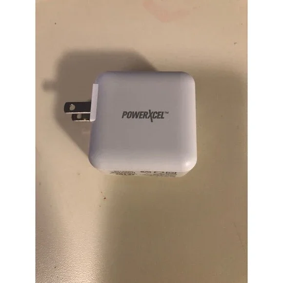 powerxcel charger white dual port