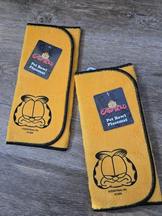 Garfield The Cat Pet Bowl Placemat - Nostalgia Cartoon ware by NICKELODEON