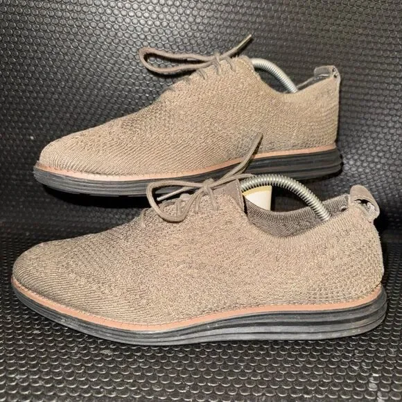 Cole Haan Original Grand Stitchlite Wingtip Oxford Truffle Dark Brown Mens 9