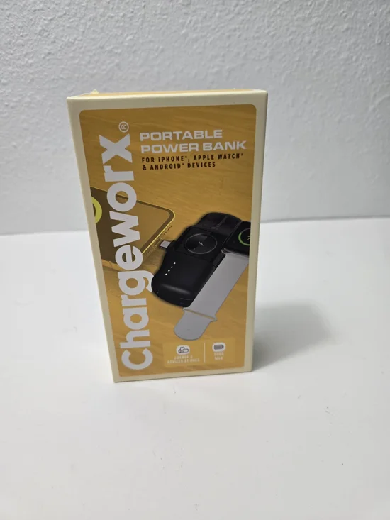 Chargeworx Portable Power Bank for iPhone, Apple Watch & Android - Yellow
