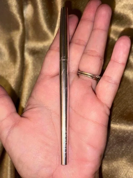 Clinique Metallic Silver Retractable lipstick Makeup Brush