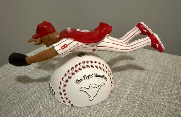 ⚾ Shane Victorino “The Flyin’ Hawaiian” Phillies Bobblehead – Diving Catch – 6”