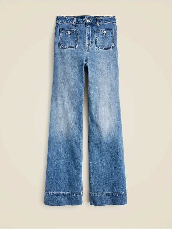 J.Crew Sailor Denim Trouser