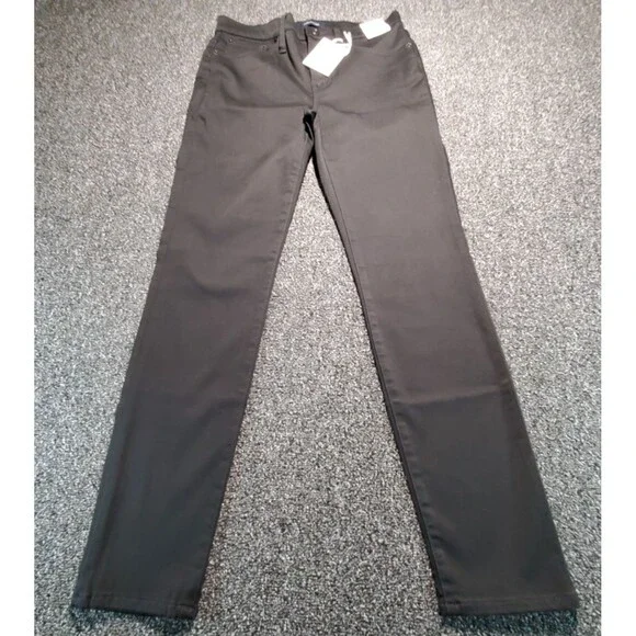 J Crew NEW Jeans Women's 28 Black High-Rise Toothpick Perfecting Pockets Skinny