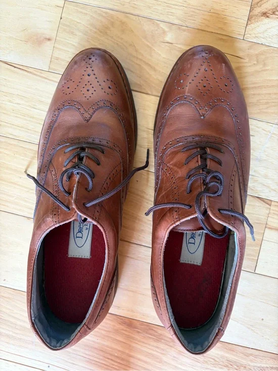 Rockport Brown Leather Wingtip Oxfords