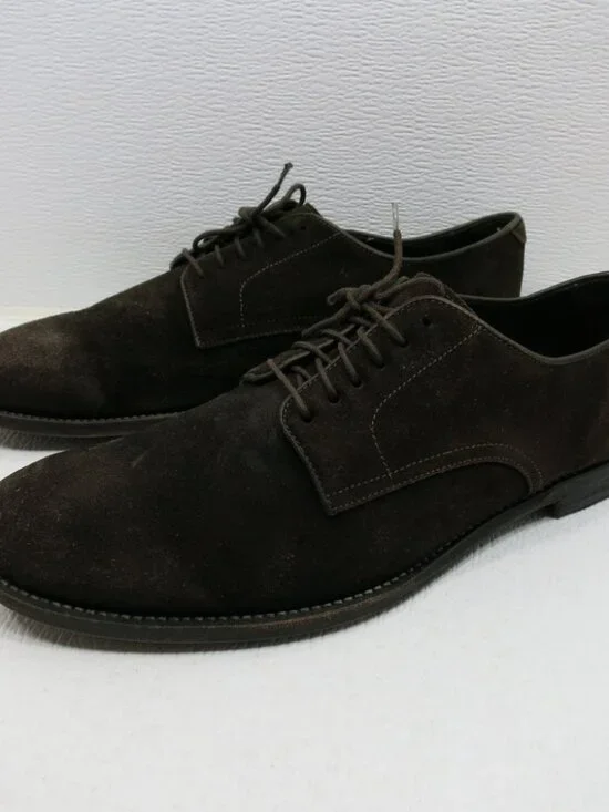 Paul Smith Brown Suede Leather Dress Oxfords Comfort Shoes Men's Size 9.5 M