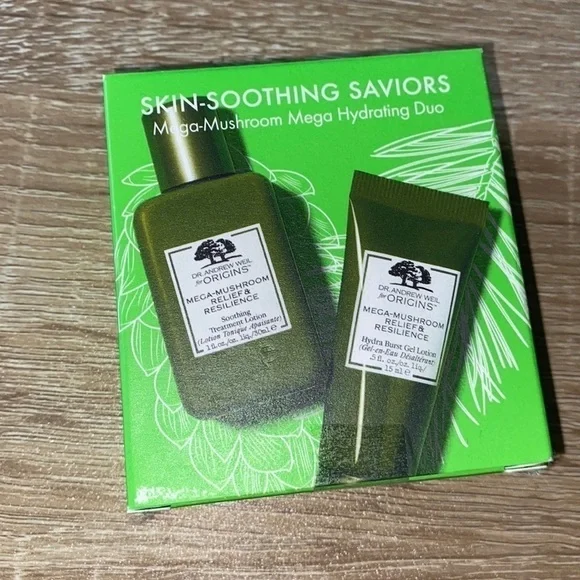 Origins‎ hydrating moisturizer Mega Mushroom duo trial size