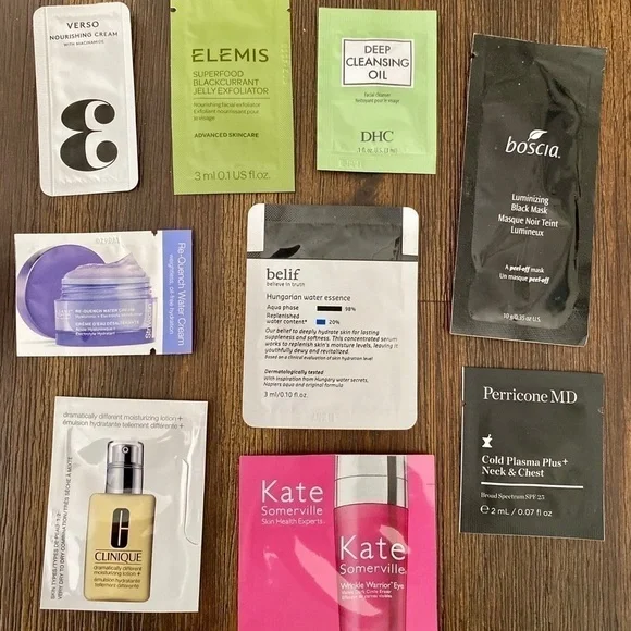 Luxe Skincare Samples Lot