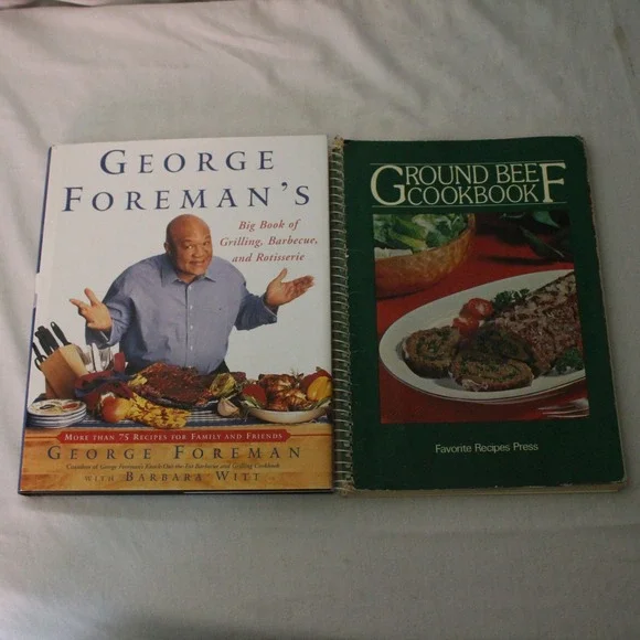 George Foreman Grilling Cookbook‎ Bundle Ground Beef Recipes Barbecue
