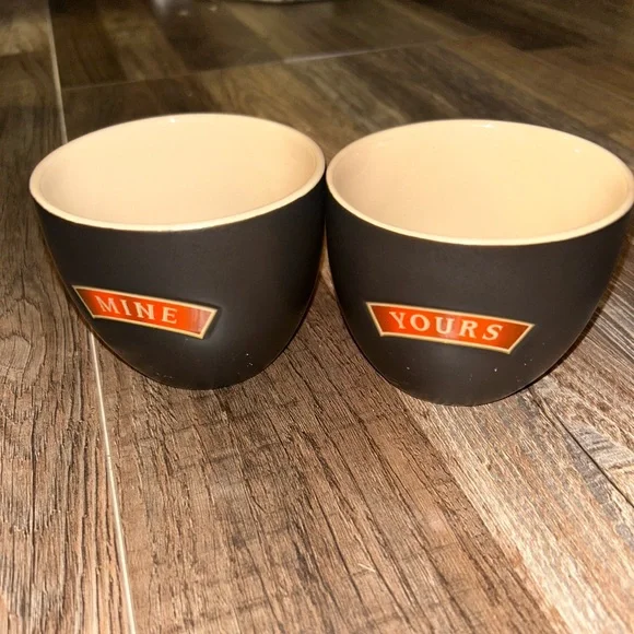 50%offW❤️ Baileys Irish Cream MINE Ceramic 8 oz Cups Ice Cream Bowls Espresso