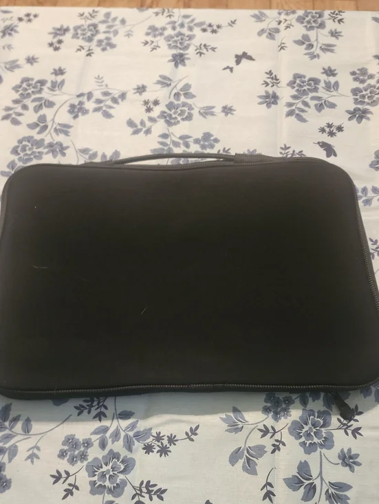 Black Zippered Laptop Sleeve Case
