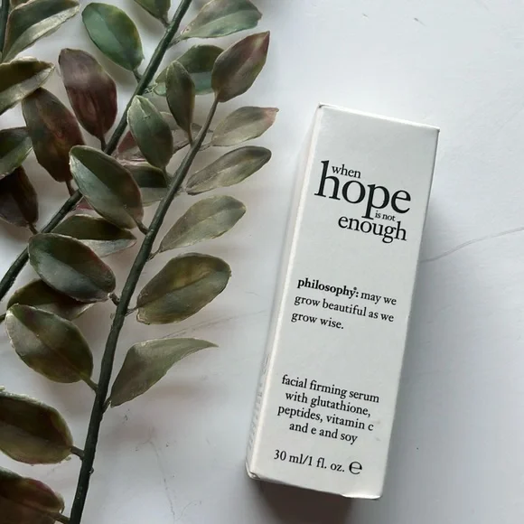 When Hope is Not Enough Facial Firming Serum 1 OZ
