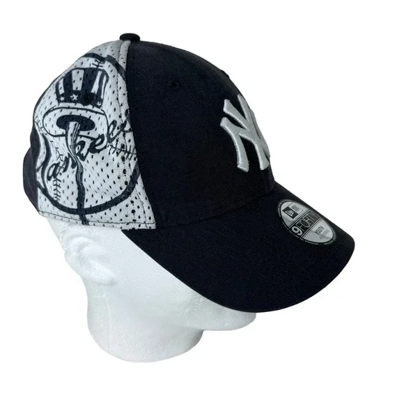 New Era 9Forty MLB Ney York Yankees Baseball Cap Adjustable Black‎ Youth OS