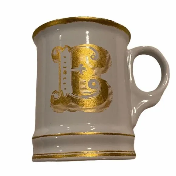William Sonoma E Mug 14 Oz Coffee Cup
