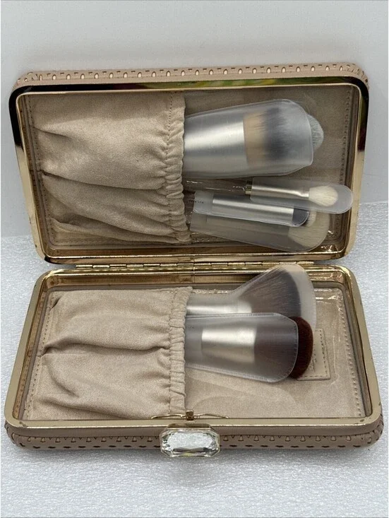 Trish Mcevoy Women's The Power Of 6 Brushes Collection Beige Case Kiss Lock