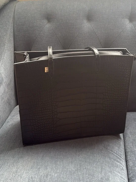 BEIS Large Black Work Tote