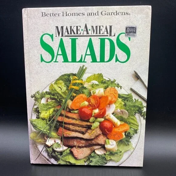 Vintage Better Homes & Gardens Make-A-Meal Salads Cookbook