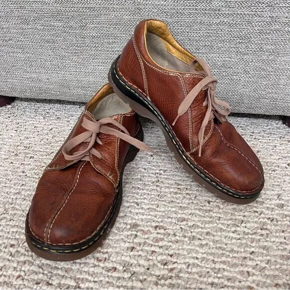 Dr. Martens Split Toe Chunky Leather Oxford Style Shoes