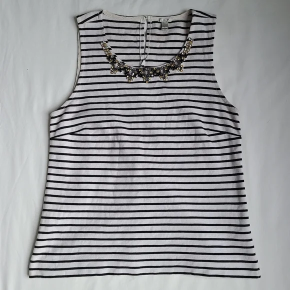 SALE! J.Crew Jeweled Collar Top