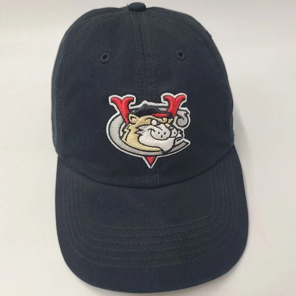Tri-City ValleyCats Hat Fitted M 47 Brand Franchise Black MiLB Frontier League