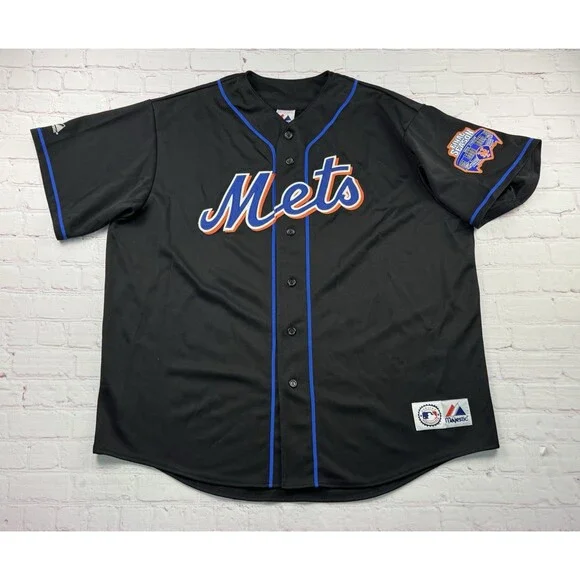 Jose Reyes #7 New York Mets Majestic Alternate 2008 Final Season Shea Jersey XXL