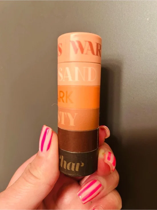 Melt Cosmetics Warm Neutral Stacked Eyeshadow Stick - Sand, Orange, Tan, Brown