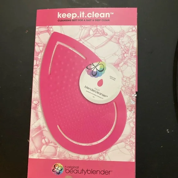beautyblender Keep it clean, cleanser and  cleaning mitt