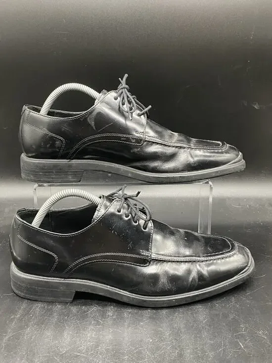 Cole Haan Men 8.5 M Air Stylar Split Ox Black Leather NikeAir C10696 Dress Shoe