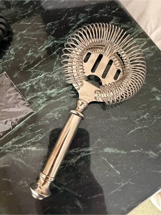 🗽Stainless Steel Cocktail Hawthorne Strainer - Silver