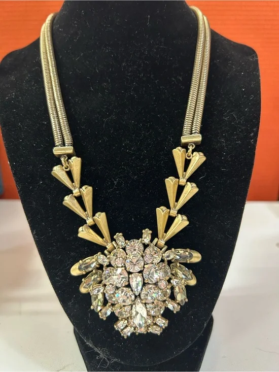 J. Crew chevron starburst necklace