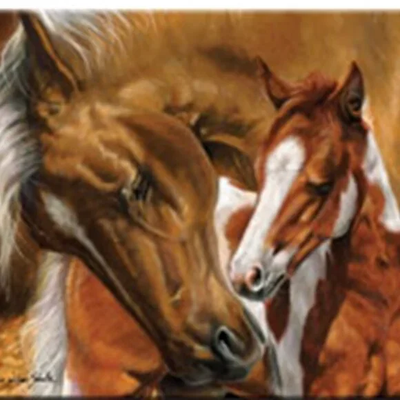 Horse Scene Cutting Board 16