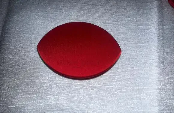 Giorgio Armani Beauty Red Oval Compact Mirror with Pouch