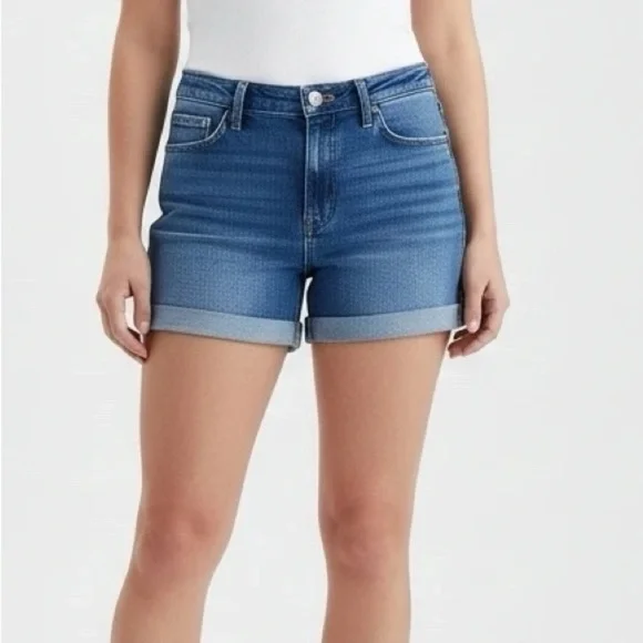 J. Crew Cuffed Denim Jean Shorts