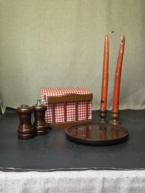 Vintage  Salt & Pepper Mill Grinder Shaker 3.5