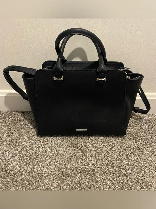 Rebecca Minkoff Avery Tote Bag Black Satchel/crossbody Handbag great condition!