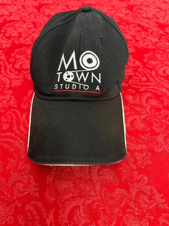 Motown Studio A Black Baseball Cap Adjustable Strap Music Museum Hat
